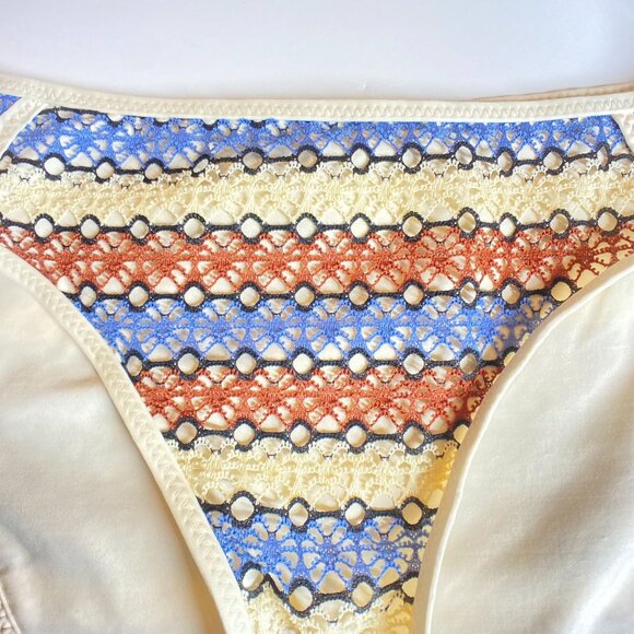 NWT Becca Medium Crochet Lace Hipster Bikini Bottom, size Medium - Picture 3 of 7